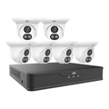 EK-S31P8DLT46T2 Uniview Dual Light 8 Channel Surveillance Kit with (6) 4MP Turret Domes, (1) 4K 8 Channel NVR and 2TB HDD