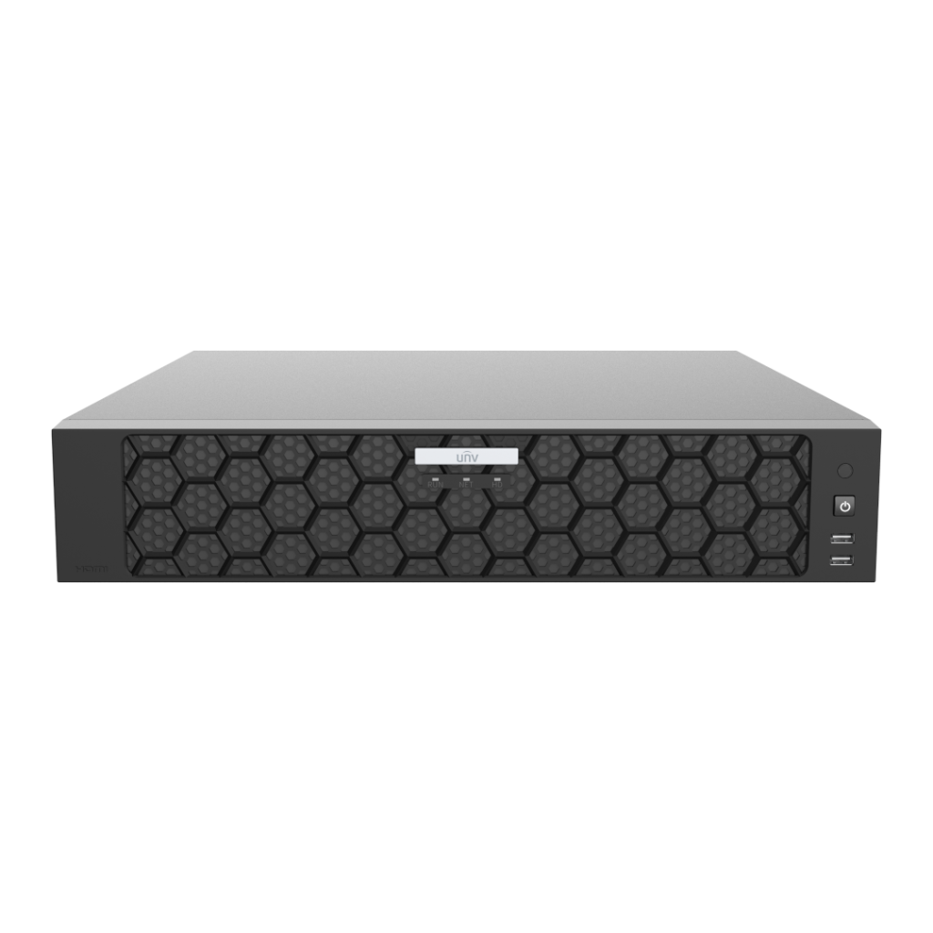 NVR504-64E-IQ Uniview 64 Channel AI NVR, IQ Series with high decoding, 4 SATA, AI Functions, NDAA
