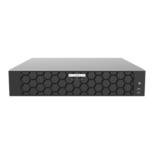 NVR504-64E-IQ Uniview 64 Channel AI NVR, IQ Series with high decoding, 4 SATA, AI Functions, NDAA