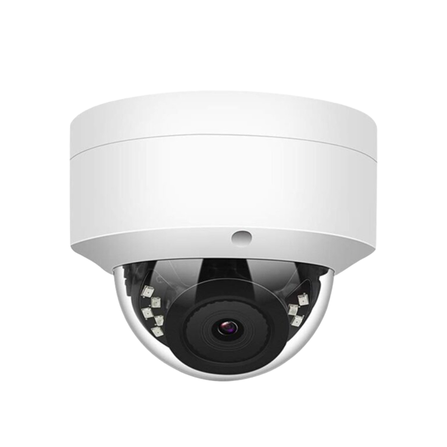 TI-NC408-VDZ Weatherproof 8MP Motorized Zoom IP Vandal Dome Camera